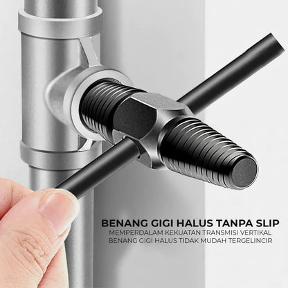 Alat Cabut Pipa Keran Rusak / Alat Pembuka kran Patah Dalam Pipa / Alat Pembuka Baut Rusak Patah Kran Pipe Screw Extractor Tap Alat Cabut Pipa Broken Pipe