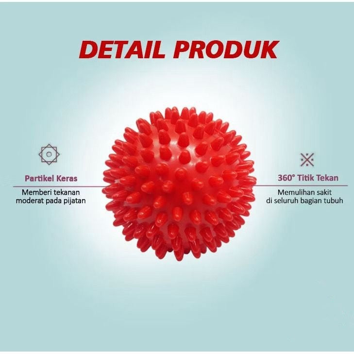 Bola Duri Hand Massage Ball / Alat Terapi Kesehatan Tangan Pijat Refleksi Sakit Syaraf Stroke Termurah