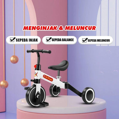 Mainan Sepeda Anak M97 3 Roda 2in1 Balance Bike Ride On Push Bike / Sepeda Keseimbangan Anak Perempuan Laki-Laki Outdoor Berkualitas