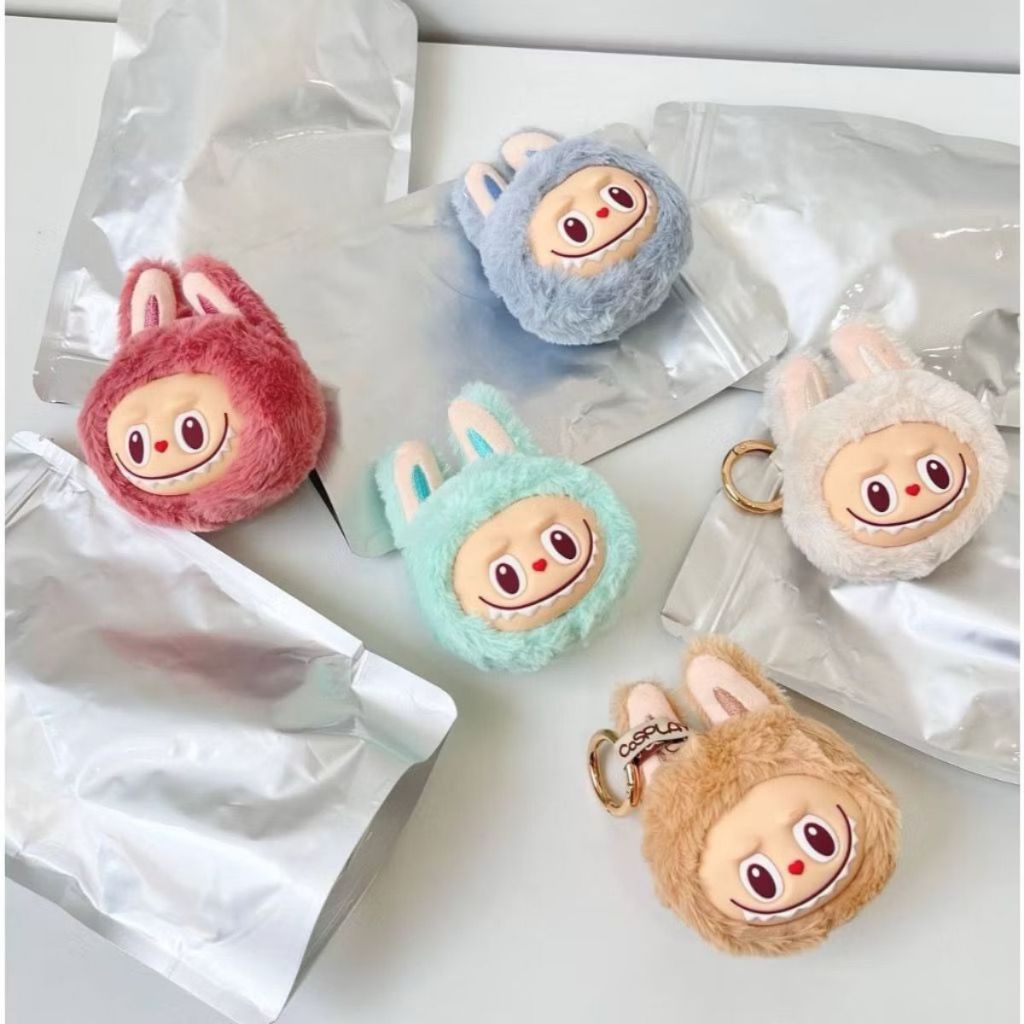 Gantungan Kunci Kepala Labubu / Head Keychain VIRAL / Cantelan Hiasan Tas Boneka Monster Cute Murah