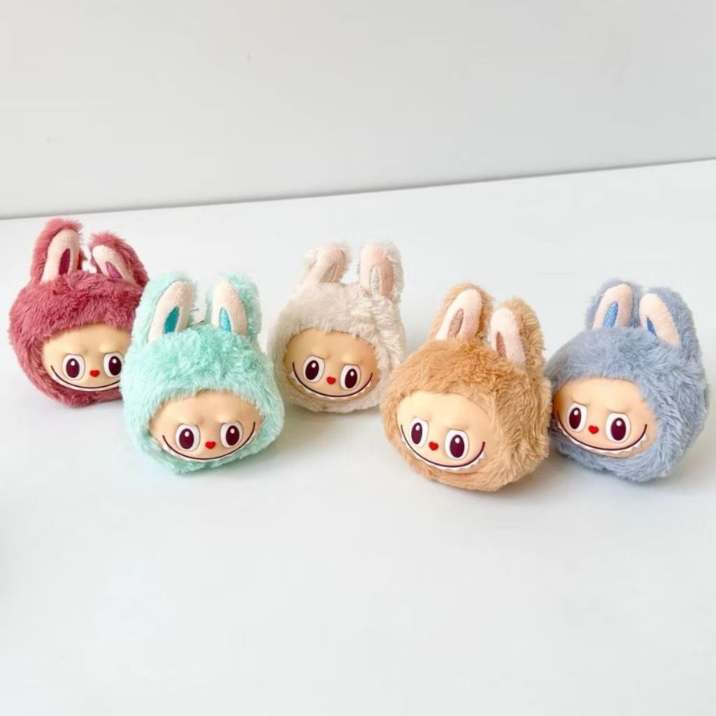 Gantungan Kunci Kepala Labubu / Head Keychain VIRAL / Cantelan Hiasan Tas Boneka Monster Cute Murah