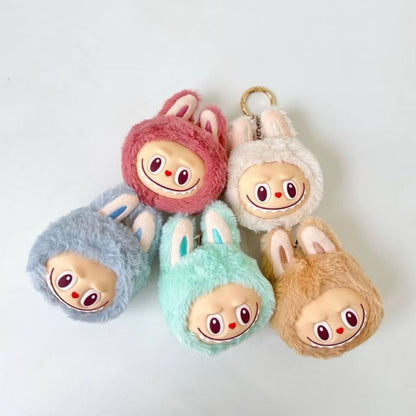 Gantungan Kunci Kepala Labubu / Head Keychain VIRAL / Cantelan Hiasan Tas Boneka Monster Cute Murah