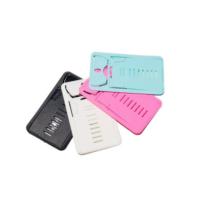 Stand Card Phone Holder Dudukan HP Lipat Universal Standing Docking Model Kartu Foldable / Alat Sandaran Penyangga Handphone Smartphone Portable Kokoh Multifungsi