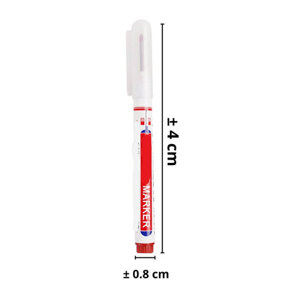 Spidol Tukang 2 Sisi 20mm / Long Nib Tip Marker / Pulpen Warna Bangunan Permanen Anti Air