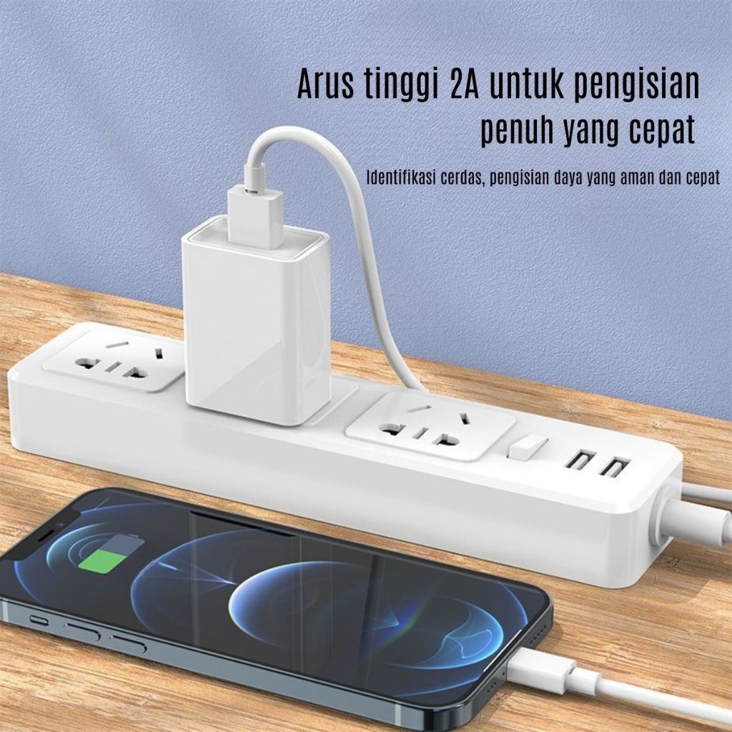 Adapter Charger Travel / Batok Kepala Casan 5V 2.1A / Adaptor Single USB 10Watt Fast Charging