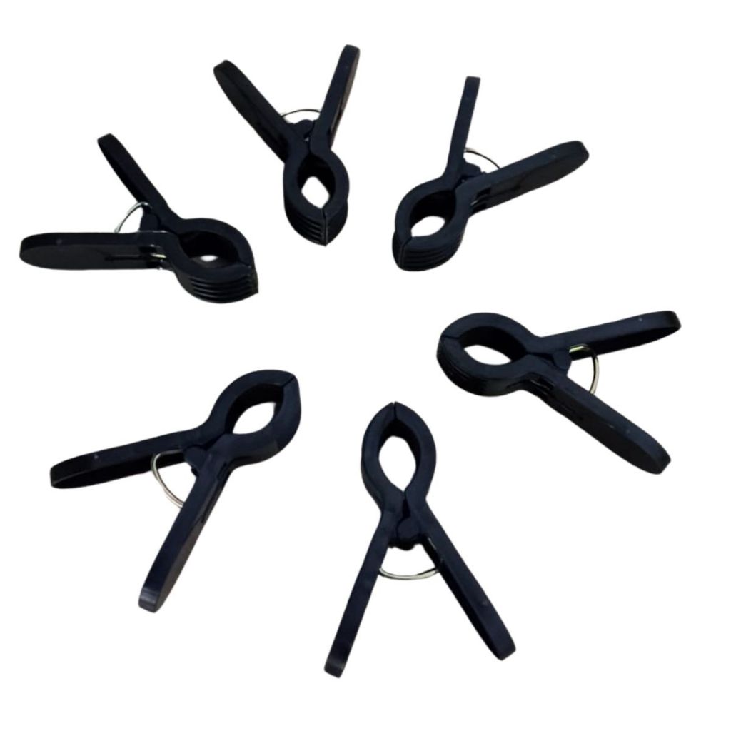 Jepit Jemuran Baju 12pcs / Clothespins Laundry Klip Plastik / Penjepit Jemur Pakaian Kaos Kaki Murah