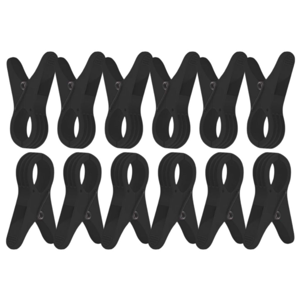 Jepit Jemuran Baju 12pcs / Clothespins Laundry Klip Plastik / Penjepit Jemur Pakaian Kaos Kaki Murah