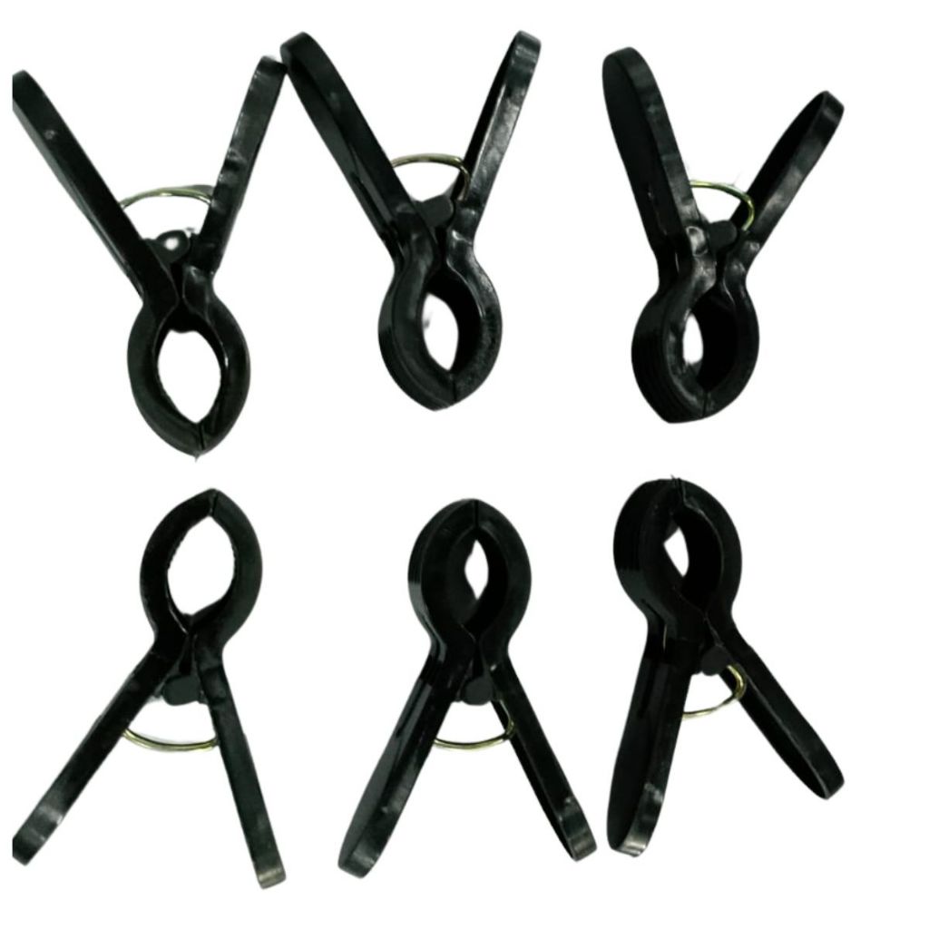 Jepit Jemuran Baju 12pcs / Clothespins Laundry Klip Plastik / Penjepit Jemur Pakaian Kaos Kaki Murah