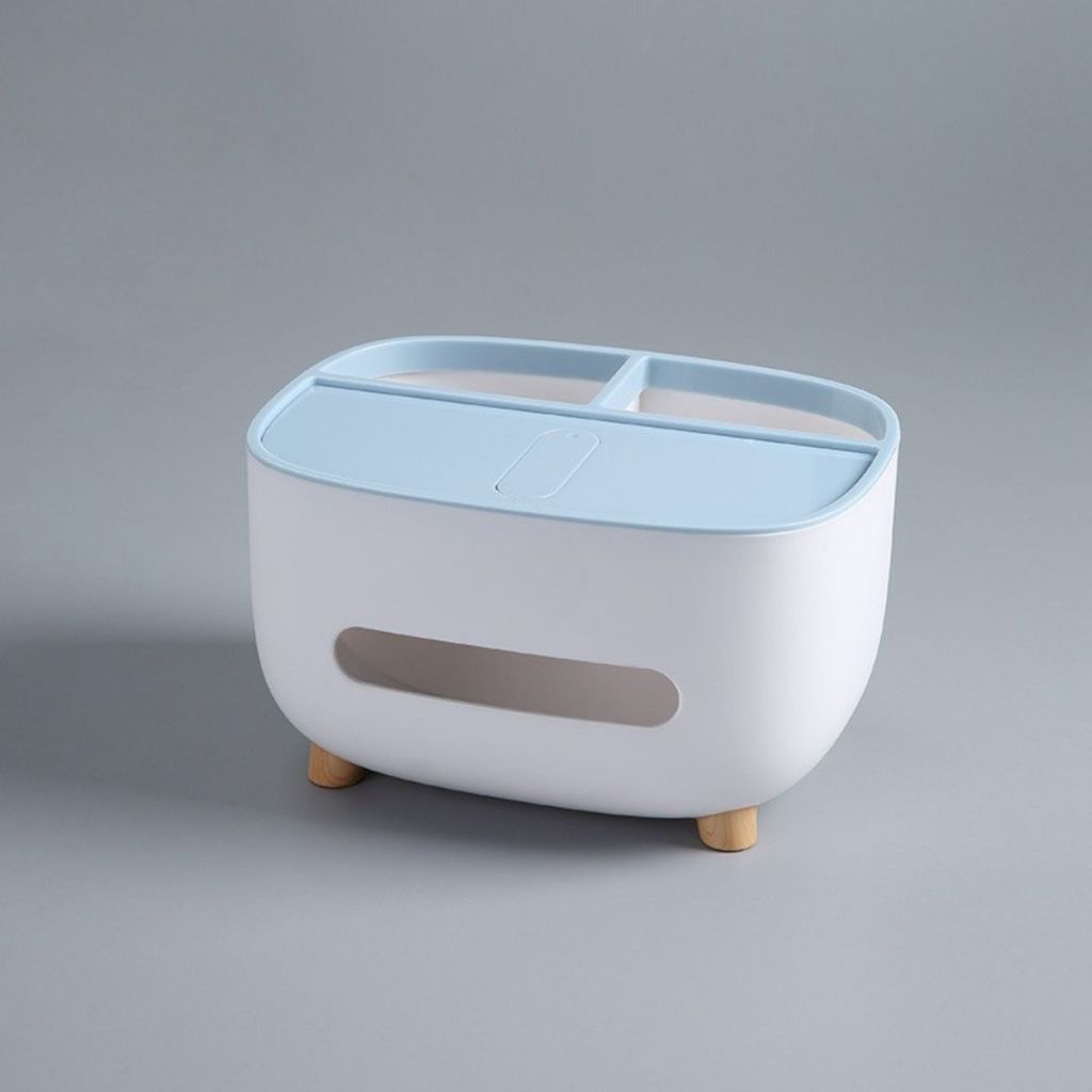 Tempat Tisu Phone Stand 3in1 / Storage Box Multifungsi / Kotak Tissue Aesthetic Holder Hp Remote Tv Kacamata Anti Slip Serbaguna