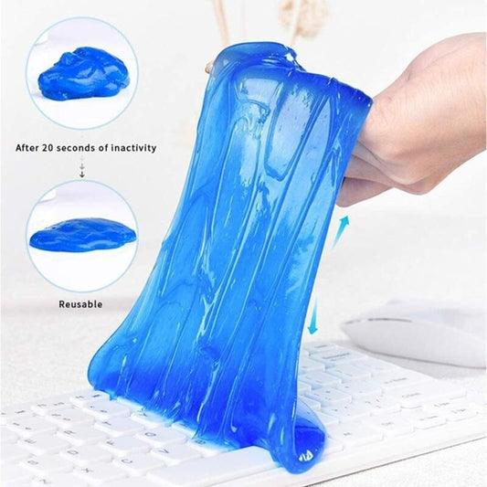 Slime Jelly Cleaner Pembersih Debu / Gel Pengangkat Kotoran Sela Dashboard Interior Mobil Keyboard / Anti-Dust Cleaning Dust Removal Soft Gel Lendir Serbaguna