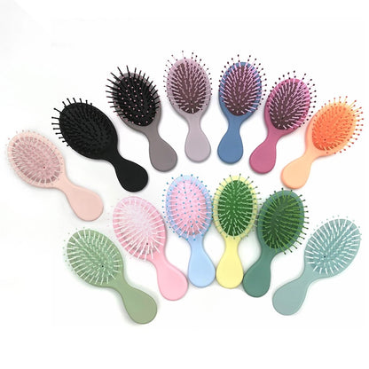 Sisir Rambut Anak - Dewasa Anti Kusut / Peralatan Grooming Sisir Pijat Kepala Anti Rontok / Mini Hair Brush Comb Airbag Wet Brush Lebar Travel Size Kecil