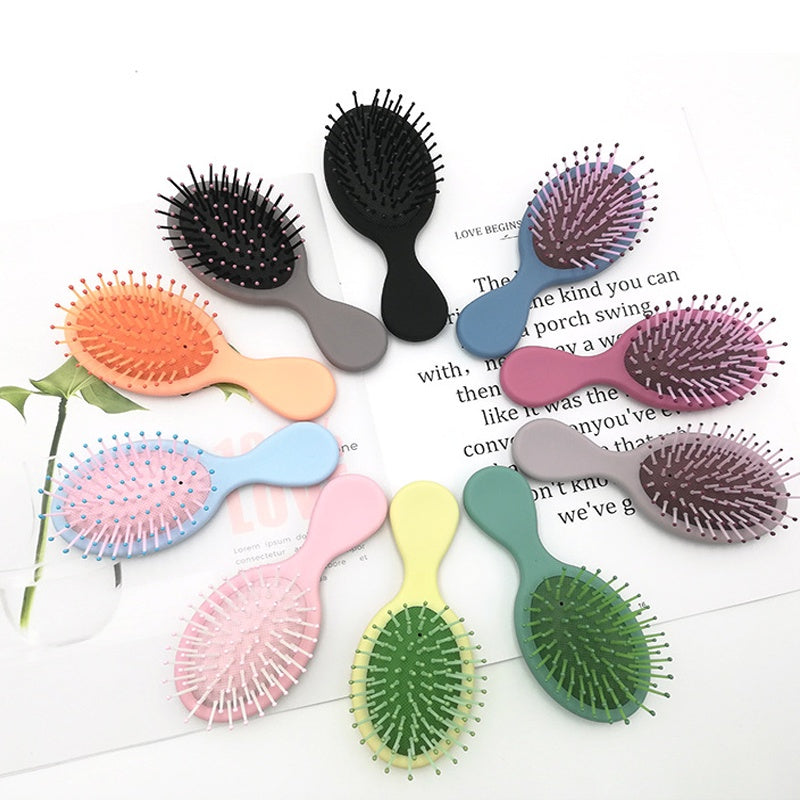 Sisir Rambut Anak - Dewasa Anti Kusut / Peralatan Grooming Sisir Pijat Kepala Anti Rontok / Mini Hair Brush Comb Airbag Wet Brush Lebar Travel Size Kecil