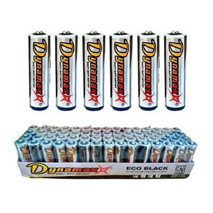 Baterai AA A2 Dynamax Abu Eco Black 1.5V Battery Power Kualitas SNI Batu Batere Batre Batrai LR6 R6C