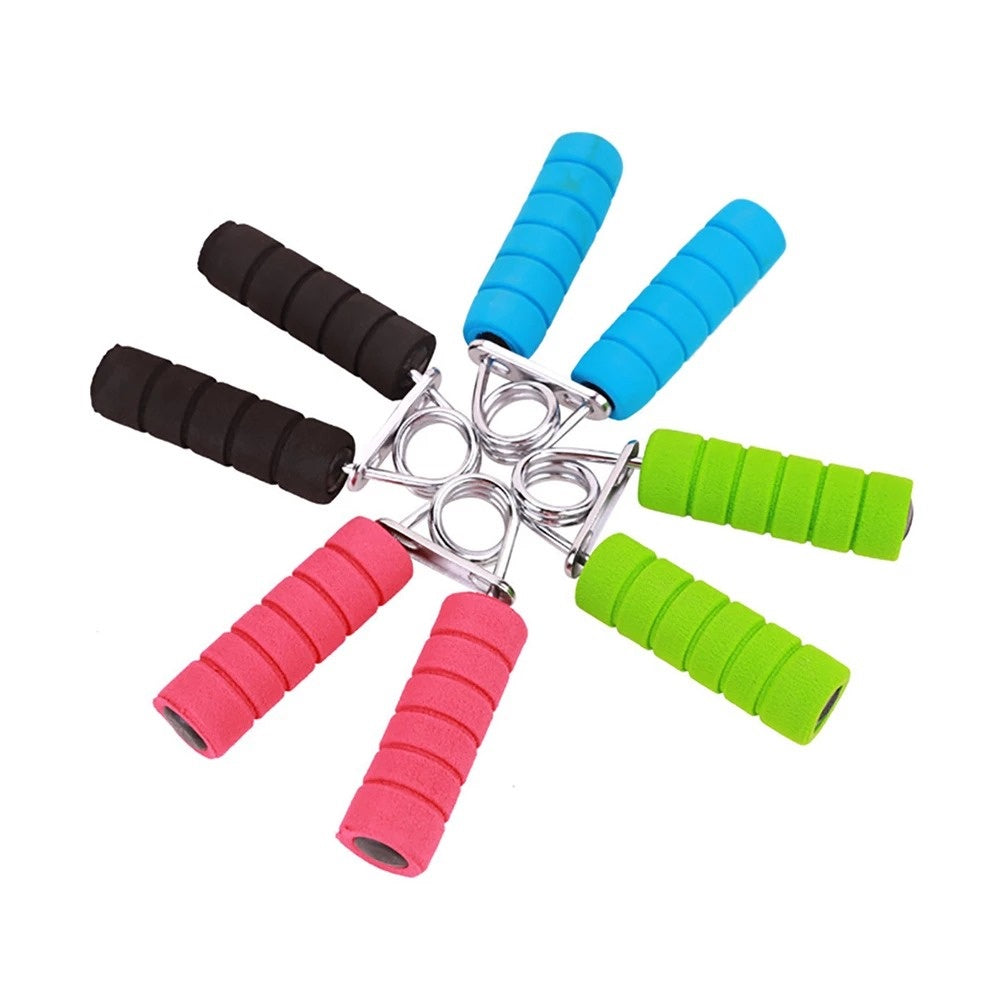 Handgrip Fitness Gagang Busa Dan Plastik / Alat Latihan Penguat Otot Tangan & Lengan / Hand Exercise Lever With Foam And Plastic Handle / Hand Grip Pegas Alat Gym Fitnes Olahraga Tangan