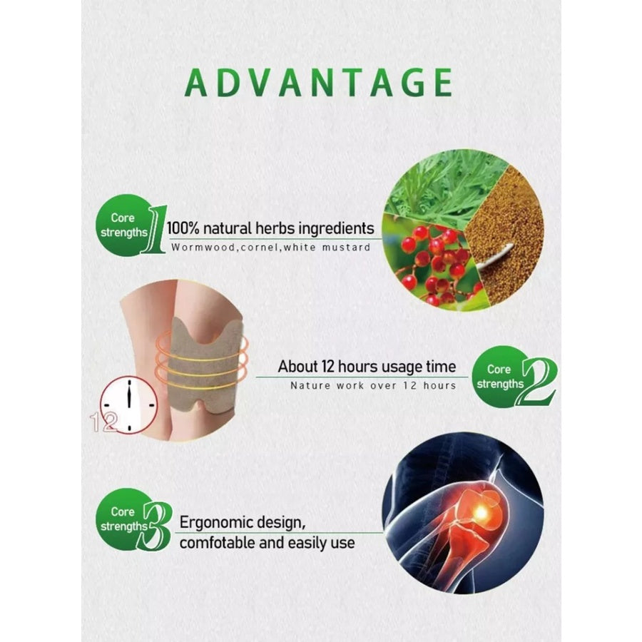 Koyo Lutut Herbal Isi 10 Pads - Stiker Plaster Knee Patch Detox Tempelan Pereda Pegal Linu Penghilang Nyeri Sendi Otot Dengkul Pain Relief Alami Cedera Meniskus Radang Sendi Hiperplasia Tulang Ligamen