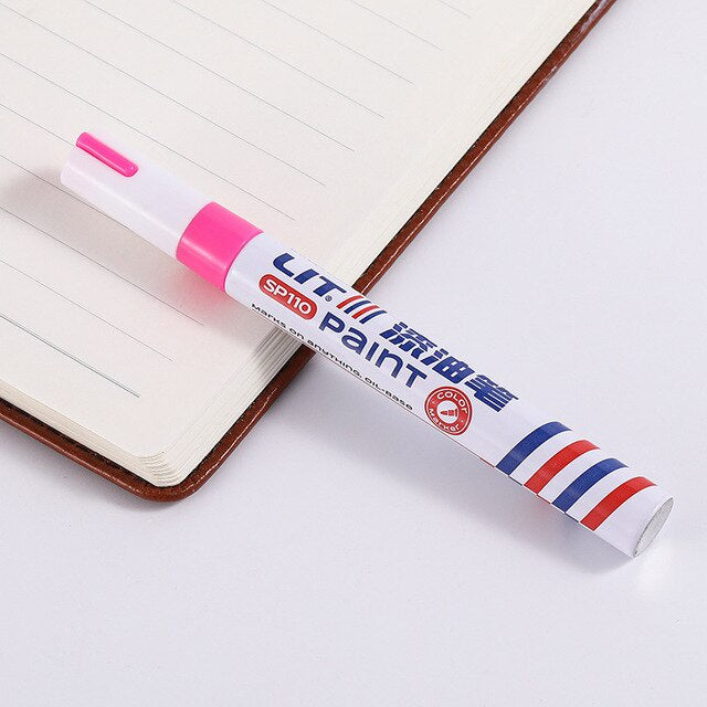 Spidol Ban TOYO Permanent Paint Marker Pen Cat Pulpen Warna Ban Mobil Motor Permanent Waterproof