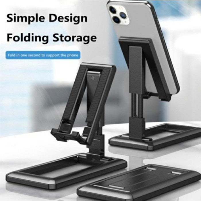 [MA] Folding Desktop HD-28 Phone Holder Lipat Universal Support Stand Meja Standing HD28 Dudukan Sandaran