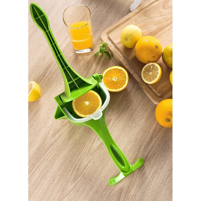 Alat Peras Buah Manual Ukuran Jumbo Bahan Plastik Alat Penekan Pemeras Pembuat Minuman Jus Buah Jeruk Lemon Hand Pressed Juicer Lime Squeezer Praktis