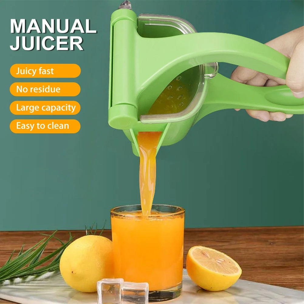 Alat Peras Buah Manual Ukuran Jumbo Bahan Plastik Alat Penekan Pemeras Pembuat Minuman Jus Buah Jeruk Lemon Hand Pressed Juicer Lime Squeezer Praktis