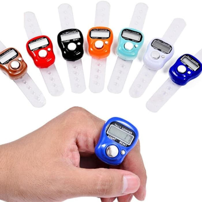 [MA] Tasbih Digital Mini Finger Counter Penghitung Digital Tally Jari Ngaji