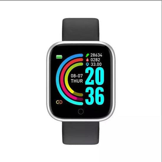 [MA] Smartwatch Y68 Macaron / Smart Watch Bluetooth For Sport Unisex Bisa Call Calory Burn Pedometer Heart Rate Mileages / Smartband Gelang Jam Tangan Pintar Kesehatan Tubuh Monitor Detak Jantung Kalori Oksigen Tekanan Darah Panggilan Telepon