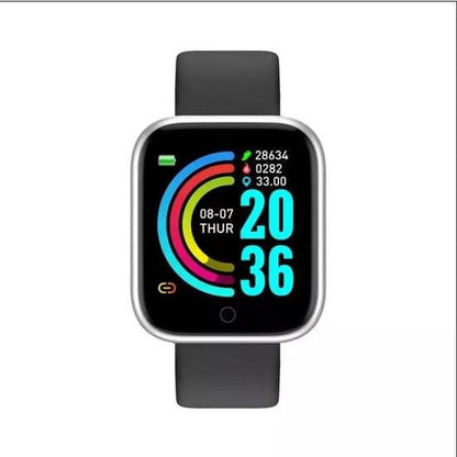 [MA] Smartwatch Y68 Macaron / Smart Watch Bluetooth For Sport Unisex Bisa Call Calory Burn Pedometer Heart Rate Mileages / Smartband Gelang Jam Tangan Pintar Kesehatan Tubuh Monitor Detak Jantung Kalori Oksigen Tekanan Darah Panggilan Telepon