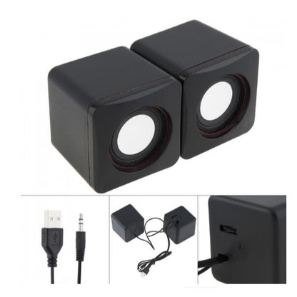 [MA] Mini Speaker Multimedia Model AP101 Be-5777 101Z Kabel USB Komputer Laptop Notebook Smartphone Aktif