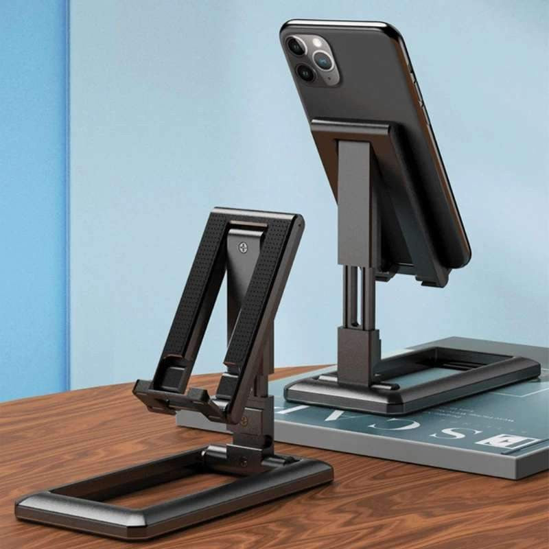 [MA] Folding Desktop HD-28 Phone Holder Lipat Universal Support Stand Meja Standing HD28 Dudukan Sandaran