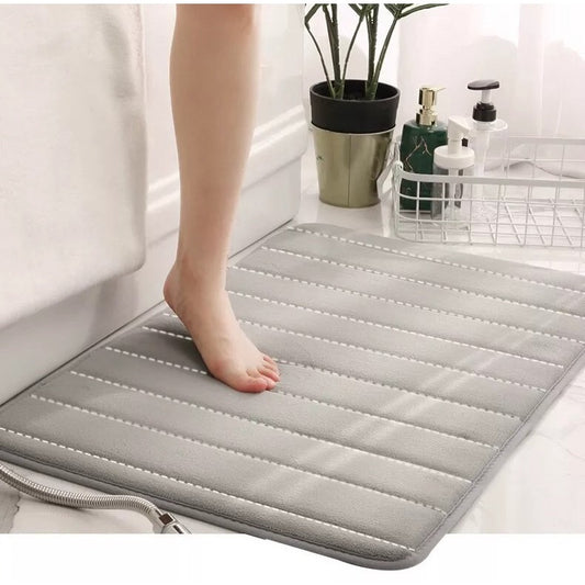 Keset Kaki Microfiber 56x35cm Anti Slip / Karpet Lantai Kamar Mandi Tidur Dapur Doormat Lap Kaki / Floor Mat Kamir Coral Fleece Super Lembut / Alas Penyerap Air Anti Licin Untuk Pintu Masuk Ruang Tamu TERMURAH