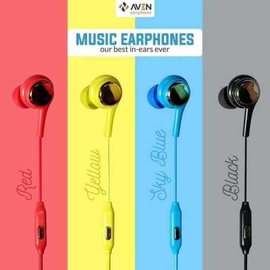 AVEN N1 UNIVERSAL BASS Earphone Headset Kabel With Mic Handsfree Wired Extra Bass Berkualitas Termurah