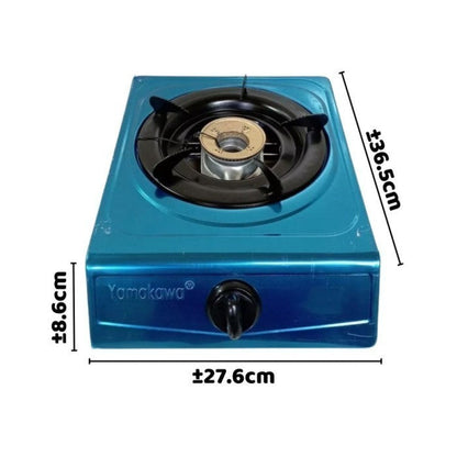 Kompor Gas Portable 2in1 Omicko Alat Masak SNI 1 Tungku Anti Karat Untuk Camping Traveling Multifungsi