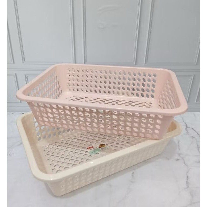 Keranjang Surat Segi Panjang 513 Storage Box Organizer Multifungsi Kotak Penyimpanan Dokumen Bahan Plastik