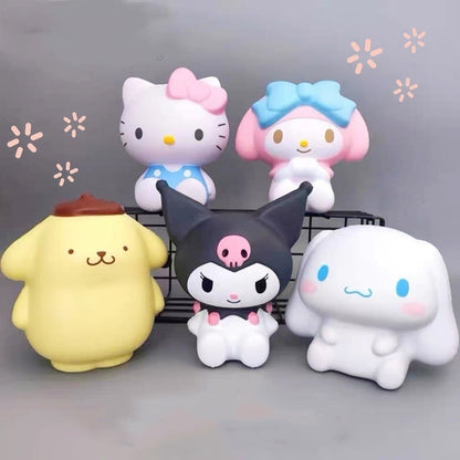 Mainan Anak Squishy Jumbo Karakter Sanrio / Cute Soft Decompression Toys / Pencetan Edukatif Viral